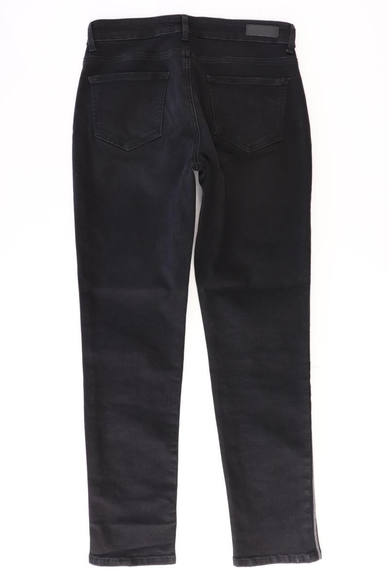 Zero Skinny Jeans Gr. 38 schwarz aus Baumwolle