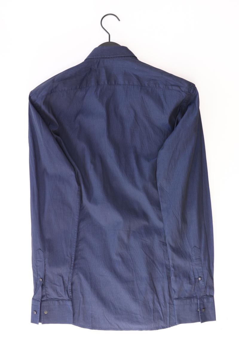 Lagerfeld Langarmhemd für Herren Gr. Hemdgröße 39 blau aus Baumwolle