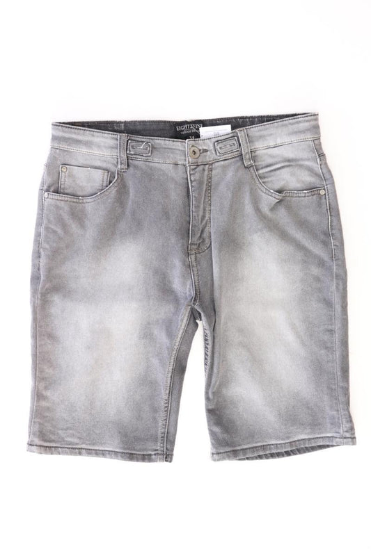 Eight2Nine Jeansshorts für Herren Gr. W34 grau aus Baumwolle