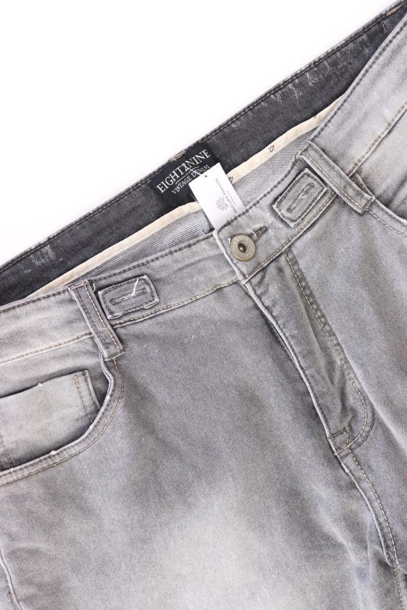 Eight2Nine Jeansshorts für Herren Gr. W34 grau aus Baumwolle