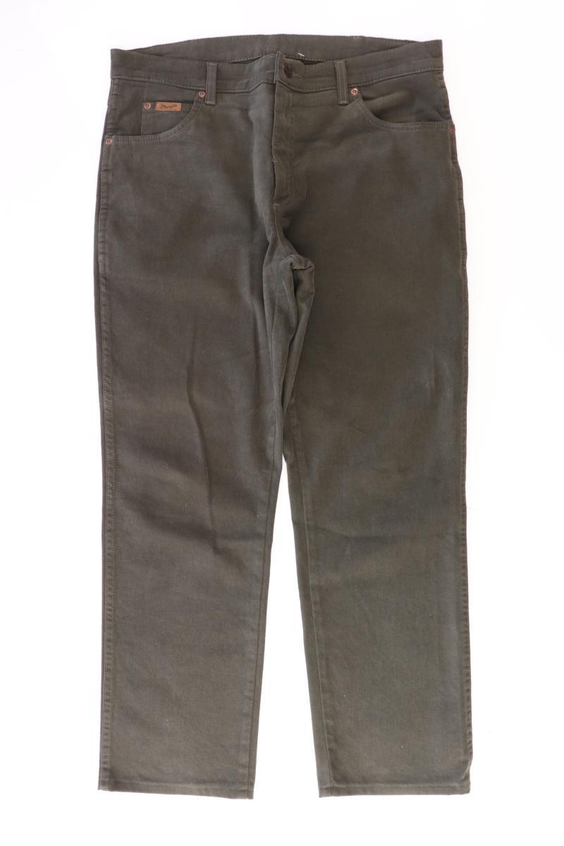 Wrangler Five-Pocket-Hose für Herren Gr. W36/L32 olivgrün aus Baumwolle