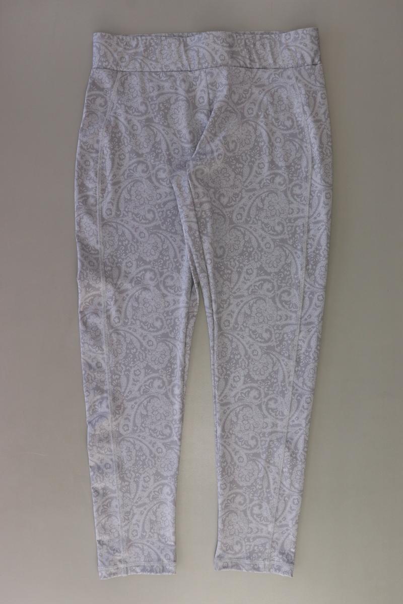 Madeleine Privacy Hose Gr. 42 mit Paisleymuster neuwertig grau aus Polyester