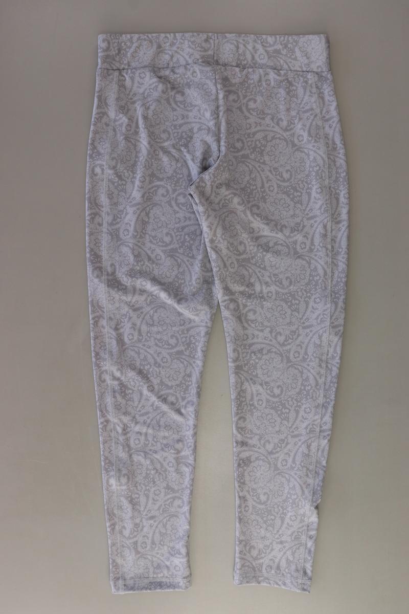 Madeleine Privacy Hose Gr. 42 mit Paisleymuster neuwertig grau aus Polyester
