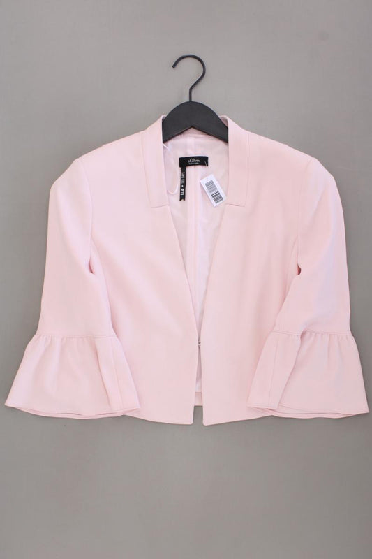 s.Oliver Black Label Kurzblazer Gr. 38 neuwertig rosa aus Polyester