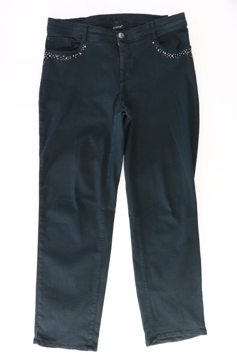 Bonita Straight Jeans Gr. 42 grün aus Baumwolle