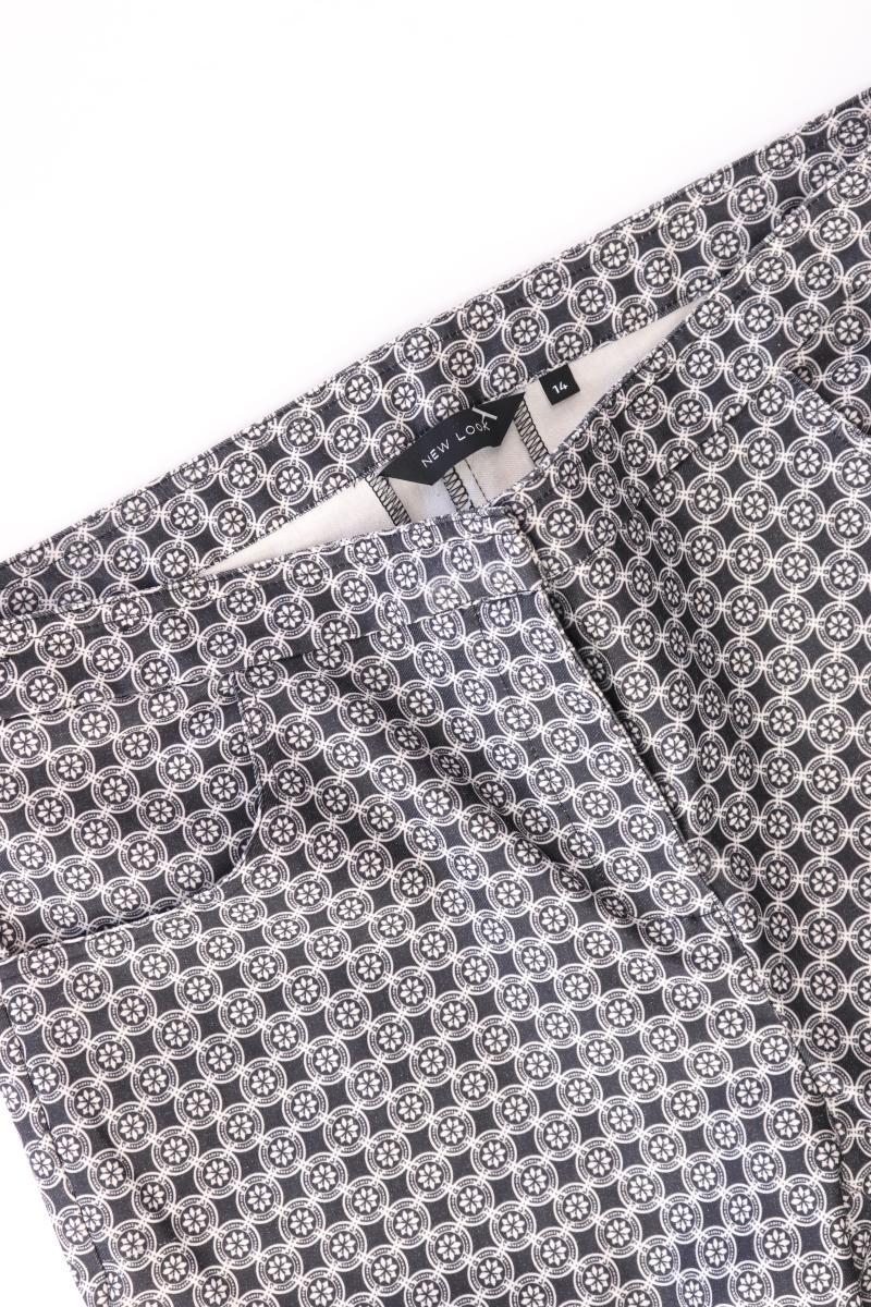New Look Hose Gr. UK 14 (M) schwarz aus Polyester