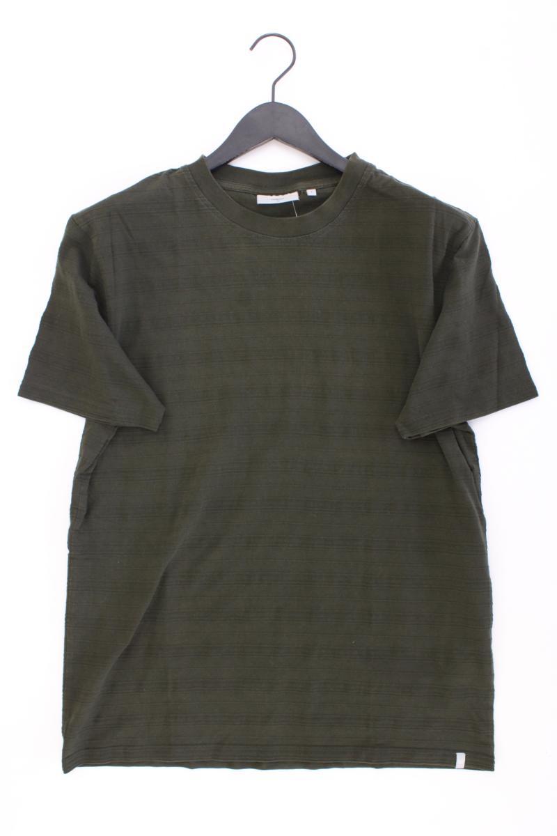 Minimum T-Shirt Gr. L Kurzarm olivgrün aus Baumwolle