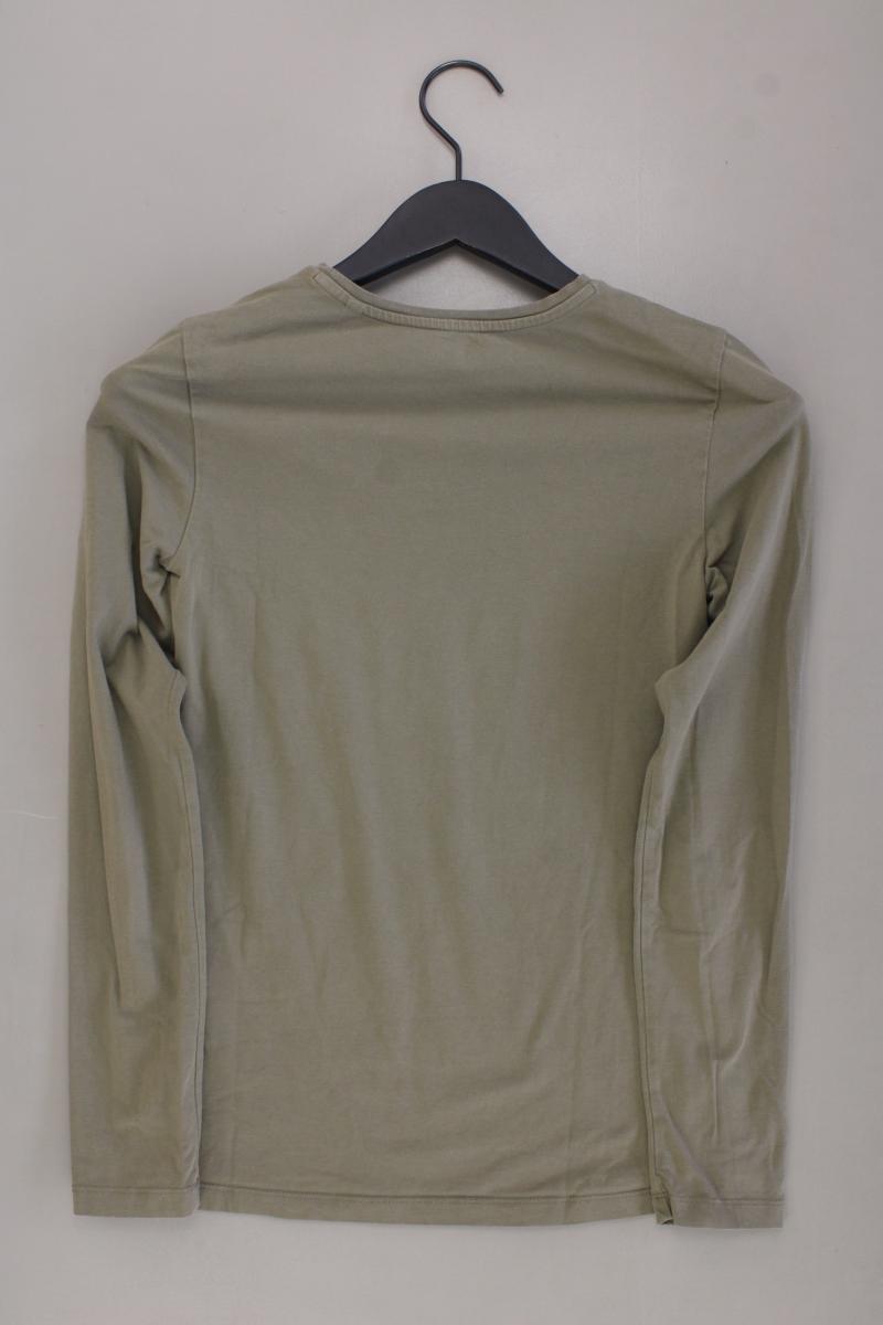 Opus Langarmshirt Smilla Gr. 38 olivgrün aus Baumwolle