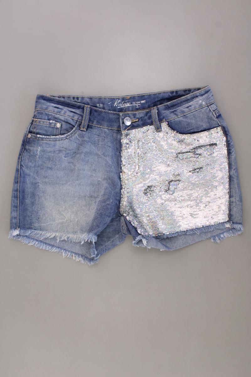 Vintage Denim Shorts Gr. W30 blau aus Baumwolle