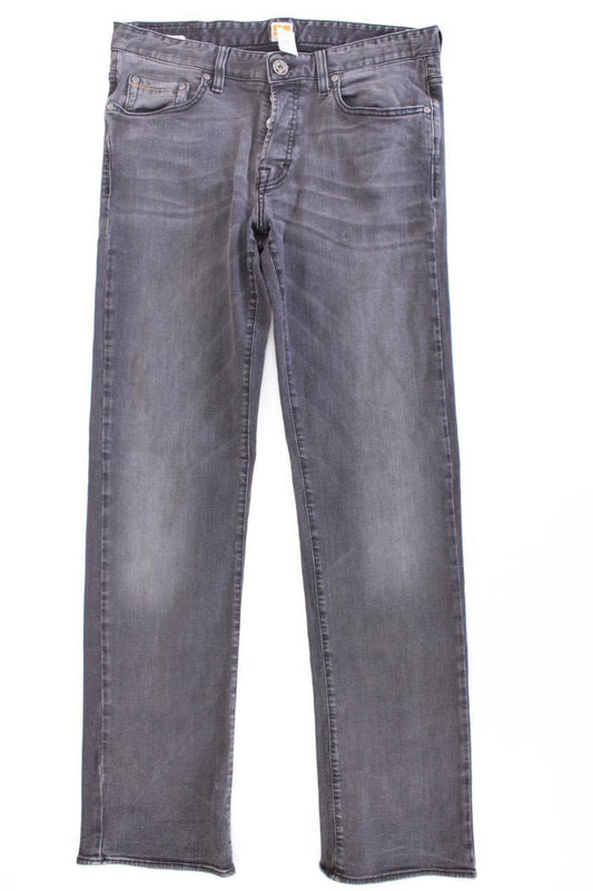 BOSS Orange Straight Jeans für Herren Gr. W34/L34 grau aus Baumwolle