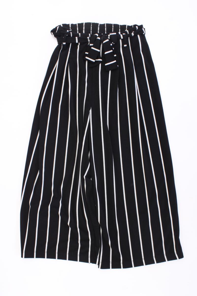 Lascana Stoffhose Gr. 34 gestreift schwarz