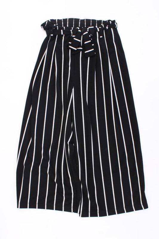 Lascana Stoffhose Gr. 34 gestreift schwarz