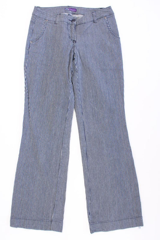AJC Fashion Hose Gr. 36 gestreift blau aus Baumwolle