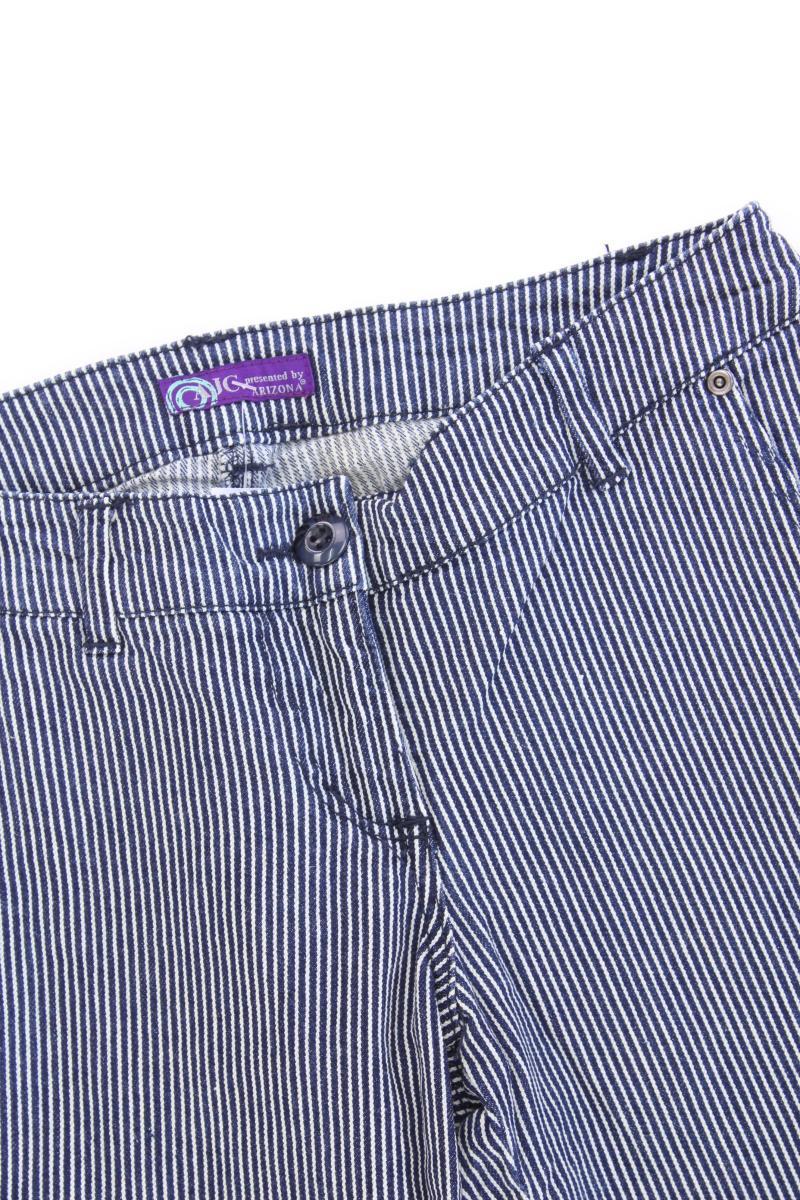 AJC Fashion Hose Gr. 36 gestreift blau aus Baumwolle