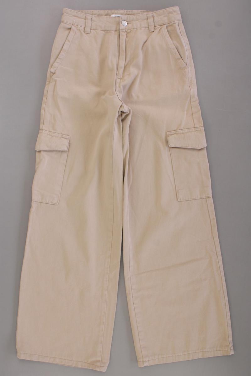 Pull&Bear Wide Leg Cargo Hose Gr. 34 braun