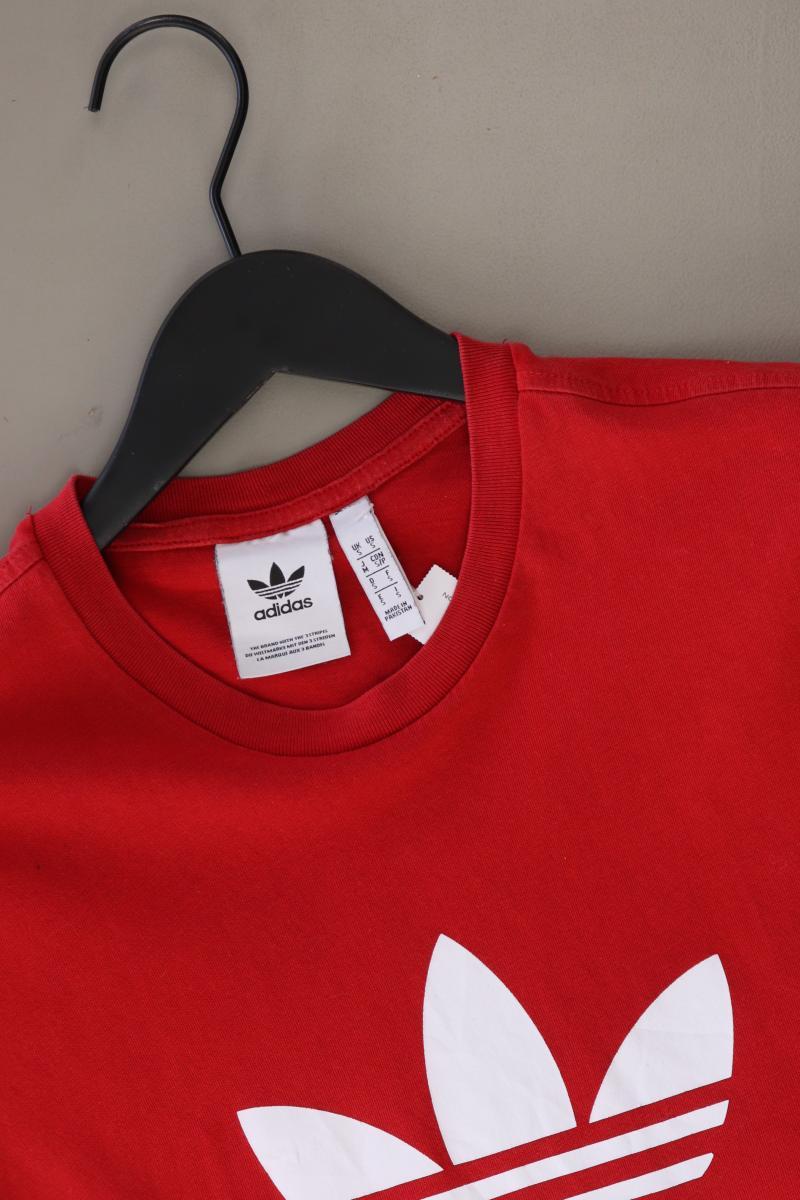 Adidas Printshirt Gr. S Kurzarm rot