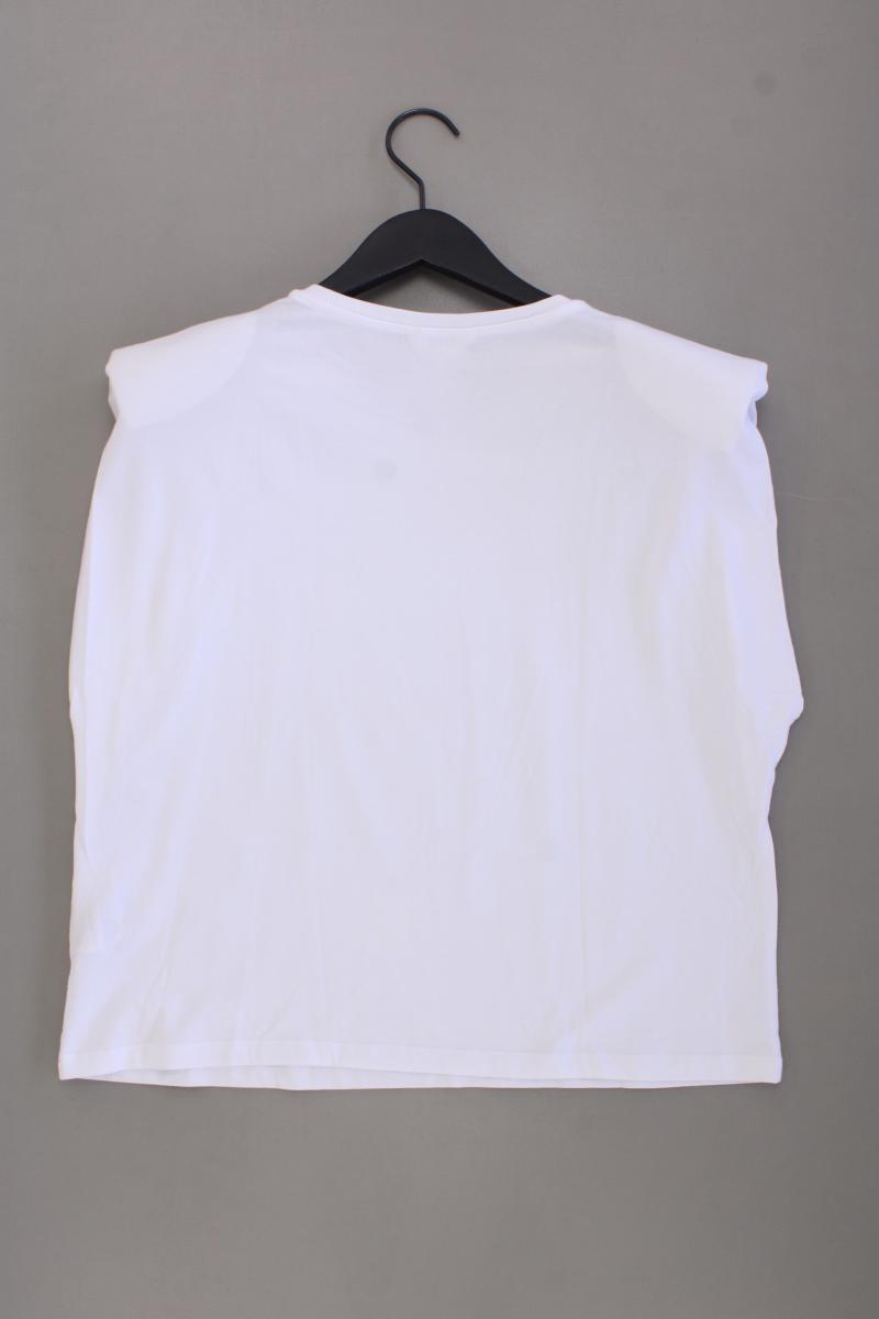 Object T-Shirt Gr. XL Kurzarm weiß aus Modal