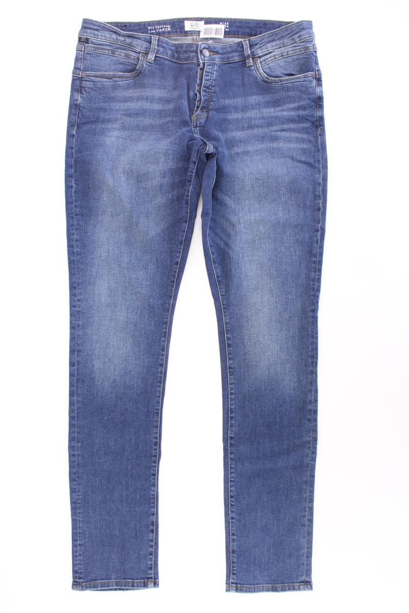 QS by s.Oliver Straight Jeans Gr. 44/L34 blau aus Baumwolle