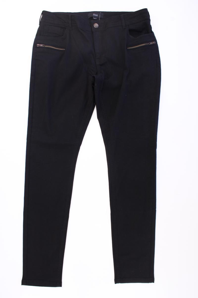 Zizzi Five-Pocket-Hose Gr. 46/L82 schwarz aus Baumwolle