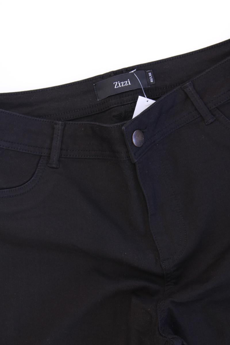 Zizzi Hose Gr. 46/L86 neuwertig schwarz aus Baumwolle