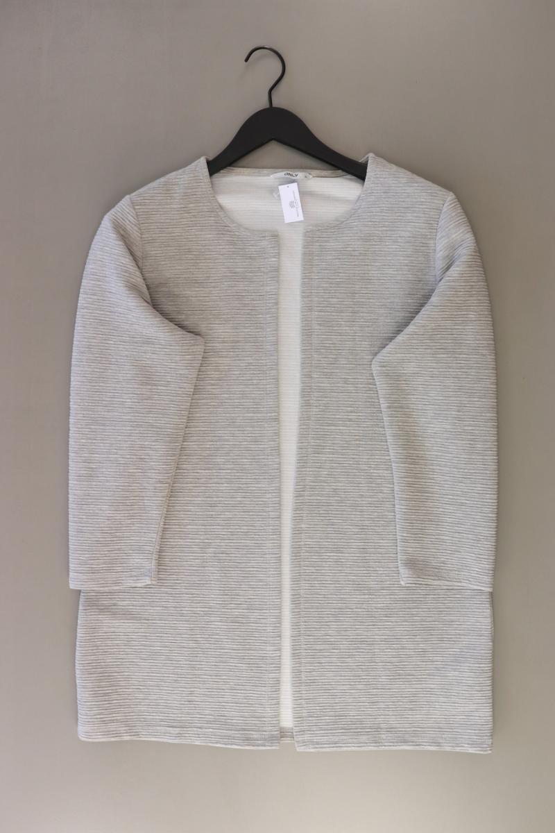 Only Regular Cardigan Gr. XL Langarm grau aus Baumwolle