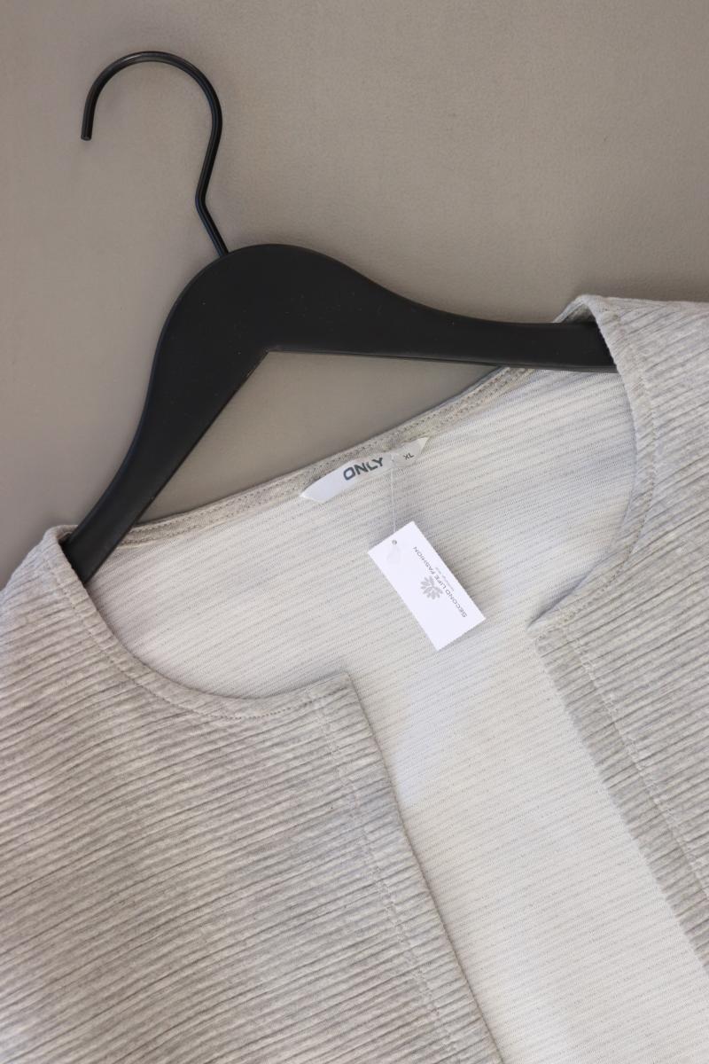 Only Regular Cardigan Gr. XL Langarm grau aus Baumwolle