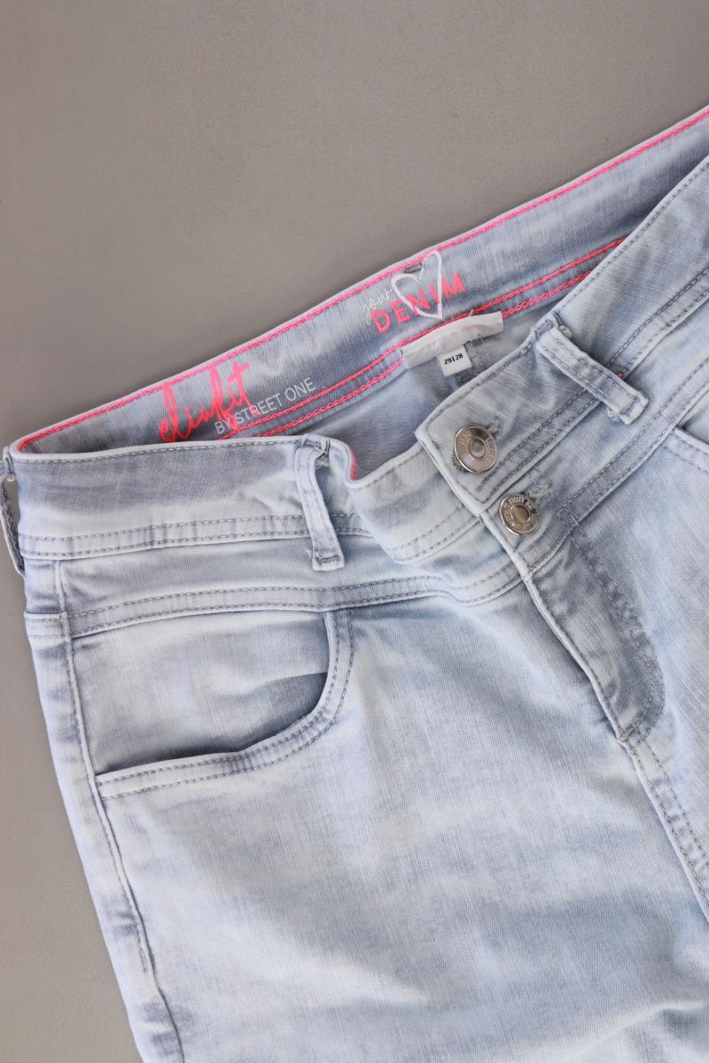 Street One Straight Jeans Gr. W29/L28 grau aus Baumwolle