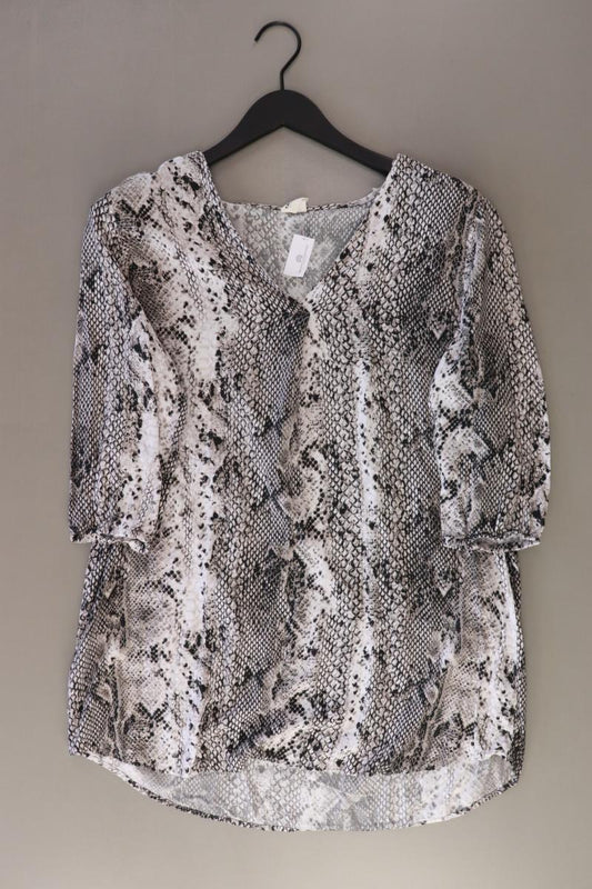 Taifun Regular Tunika Gr. M mit Tierdruck grau aus Baumwolle