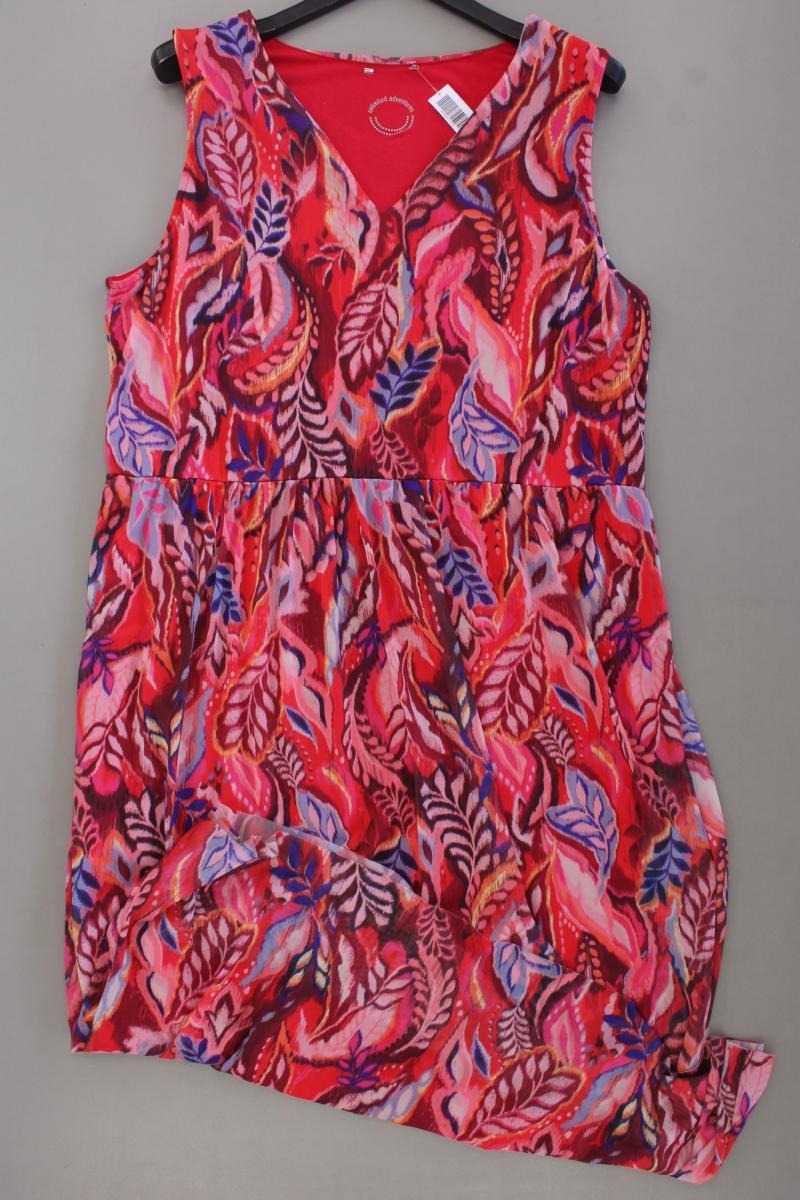 Maxikleid Gr. 46 mit Blumenmuster Ärmellos mehrfarbig