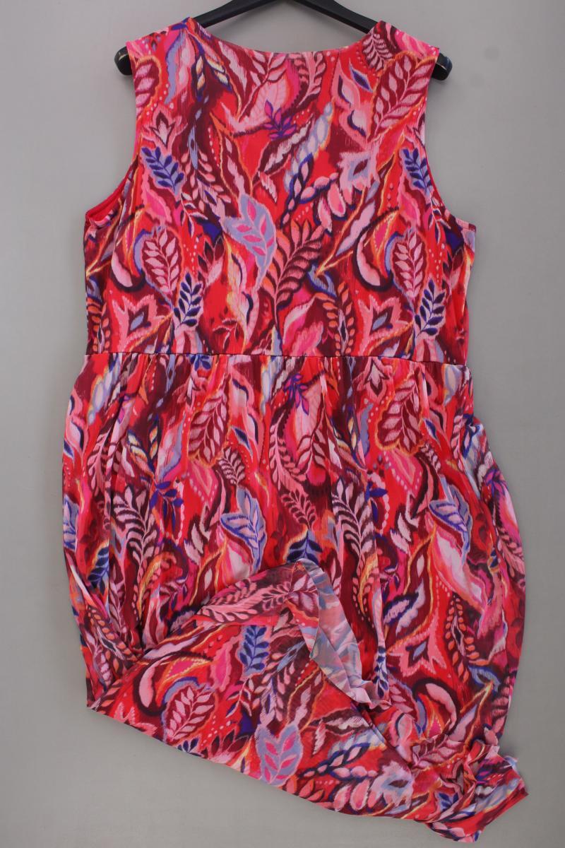 Maxikleid Gr. 46 mit Blumenmuster Ärmellos mehrfarbig