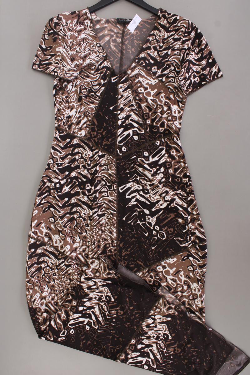 Blacky Dress Kurzarmkleid Gr. 40 braun aus Polyamid