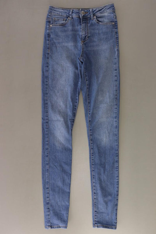 Vero Moda Skinny Jeans Gr. XS/L34 blau aus Baumwolle