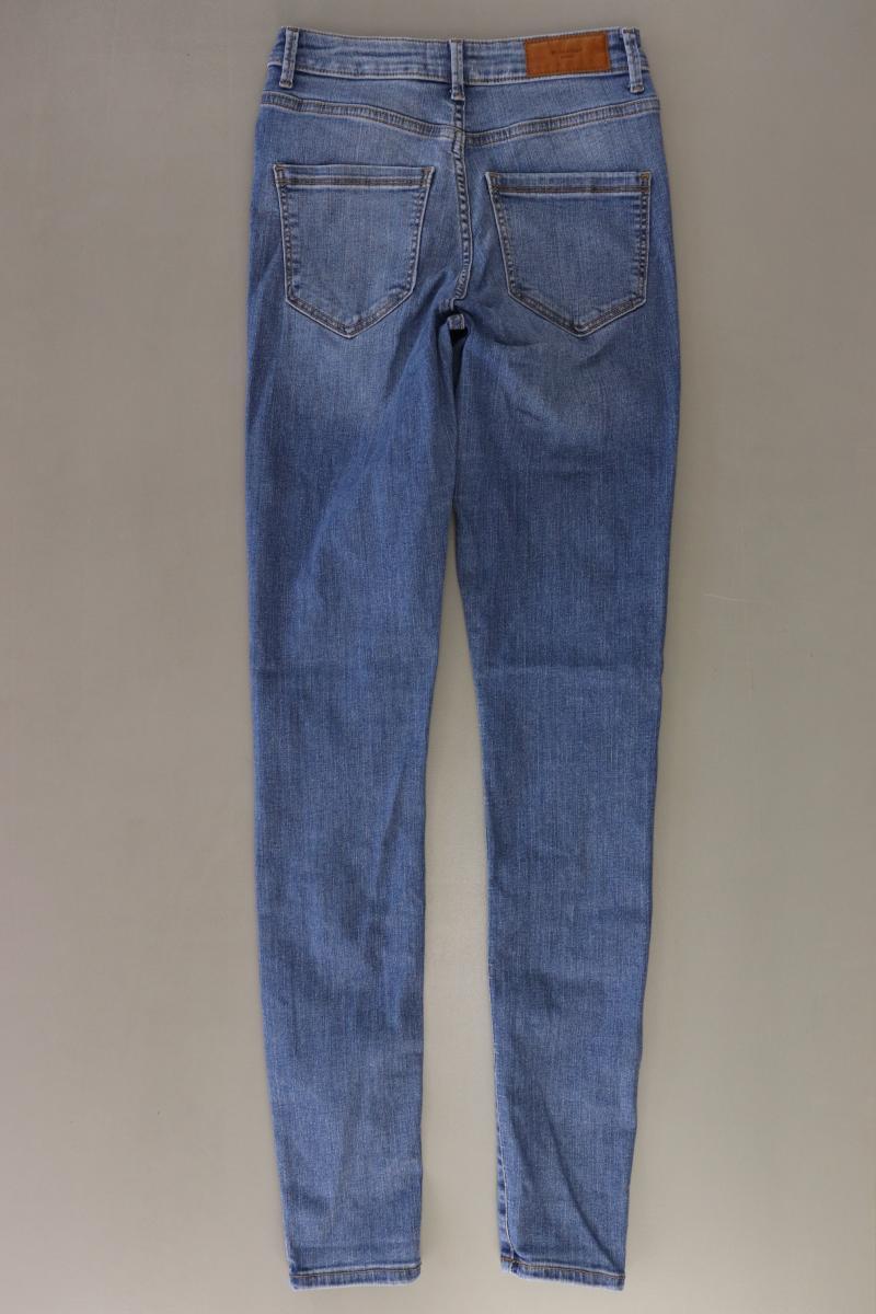 Vero Moda Skinny Jeans Gr. XS/L34 blau aus Baumwolle