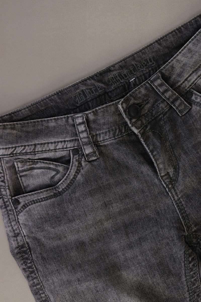 Blue Monkey Skinny Jeans Gr. W27/L34 grau aus Baumwolle