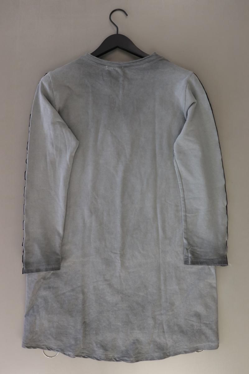 UNISONO Jerseykleid Gr. S 3/4 Ärmel grau aus Baumwolle