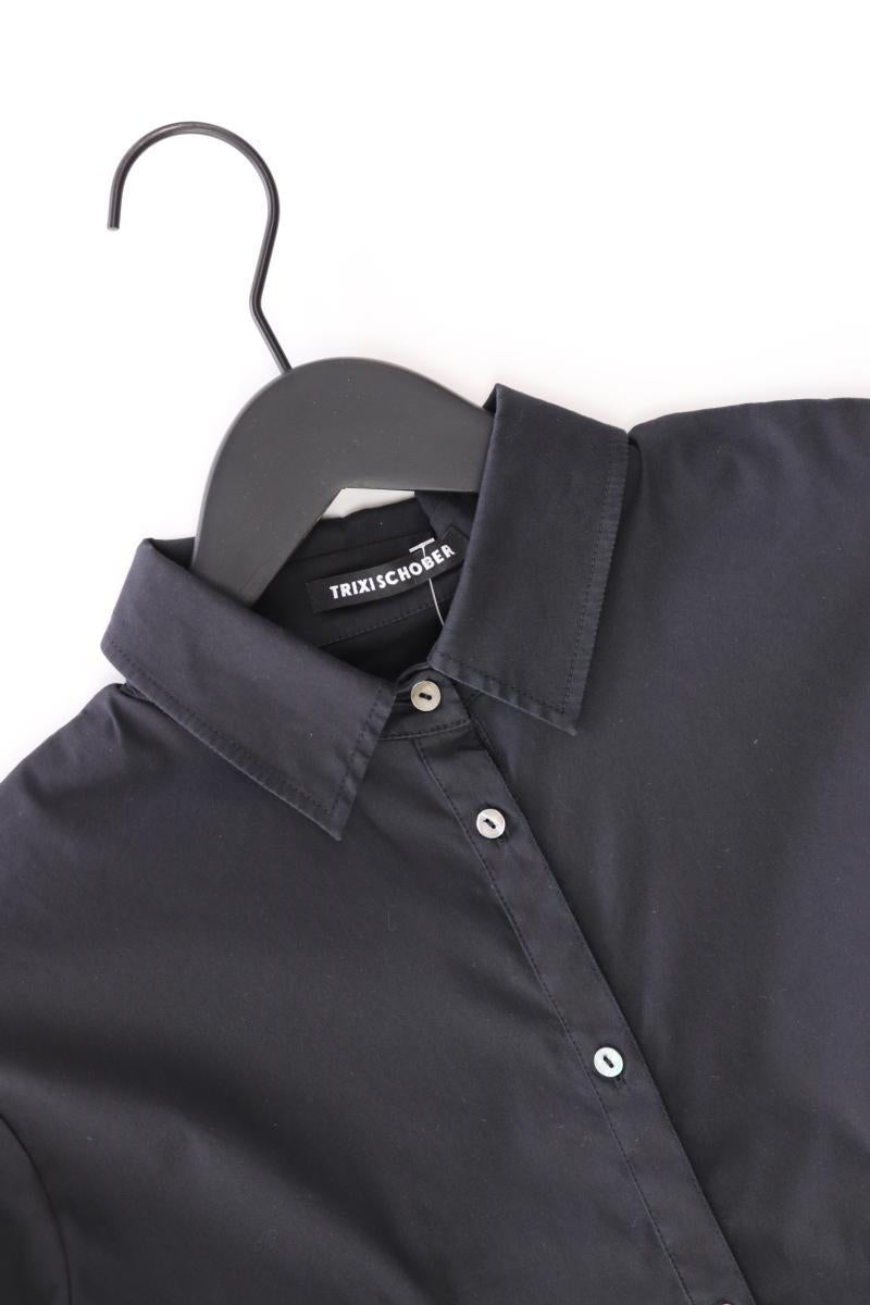 Trixi Schober Langarmbluse Gr. 32 schwarz aus Baumwolle