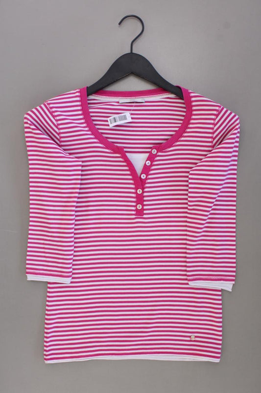 Brax Ringelshirt Gr. 36 gestreift 3/4 Ärmel pink aus Baumwolle