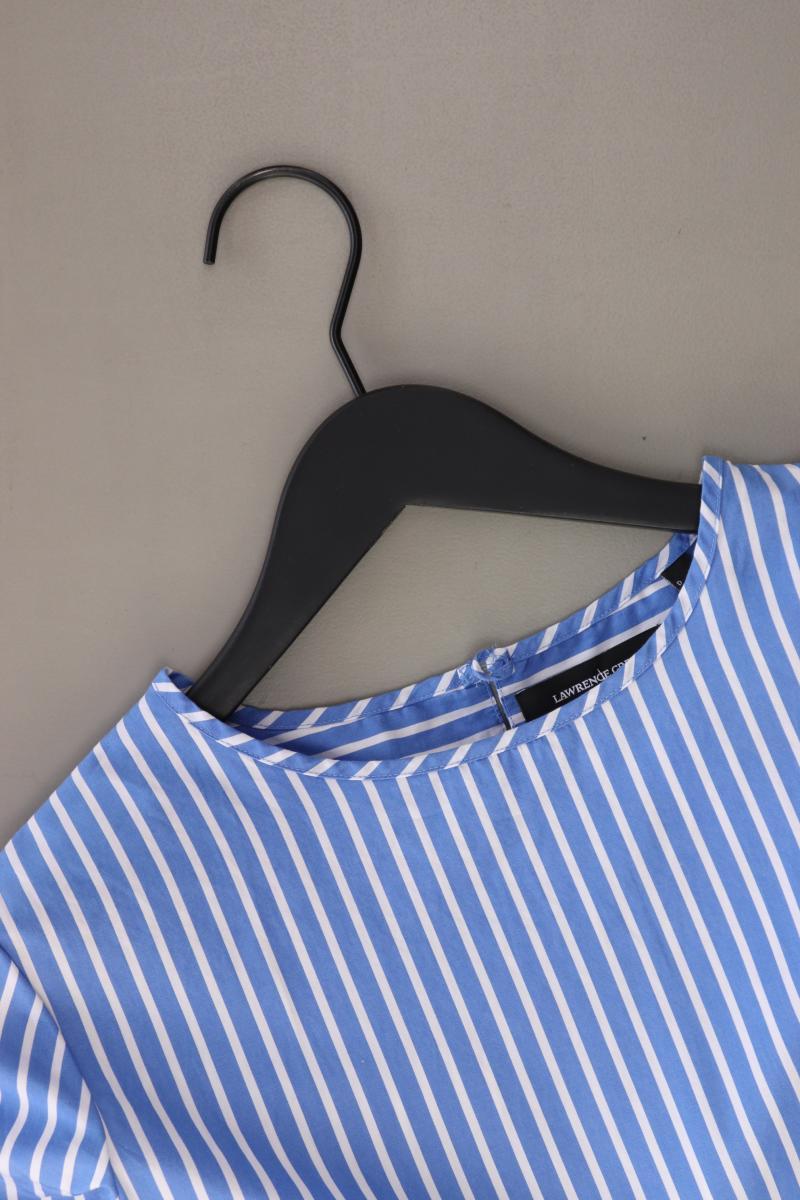 Lawrence Grey Regular Bluse Gr. 36 gestreift 3/4 Ärmel blau aus Baumwolle