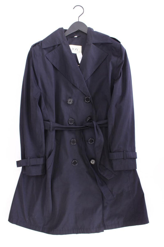 JOY Trenchcoat Gr. 46 mit Gürtel blau aus Polyester