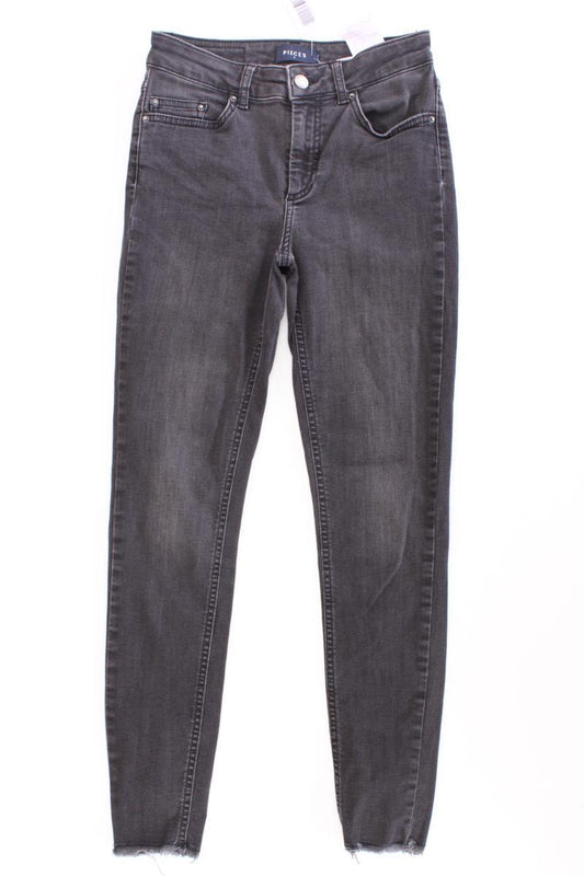 Pieces Skinny Jeans Gr. S grau aus Baumwolle