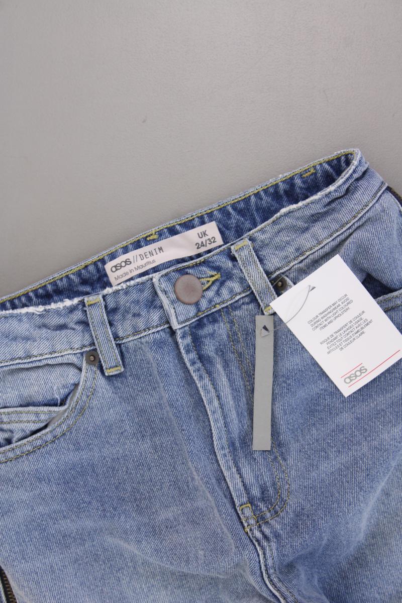 Asos Straight Jeans Gr. W24/L32 neu mit Etikett blau aus Baumwolle