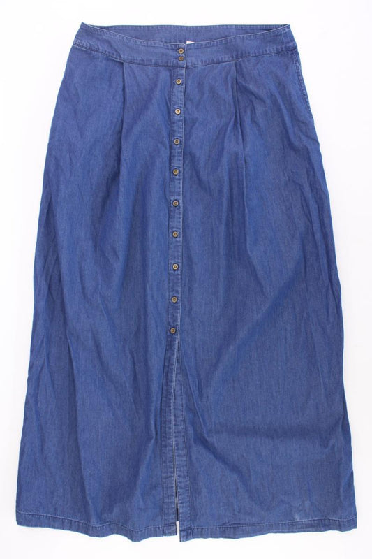 Esprit Maxirock Gr. 42 blau aus Baumwolle