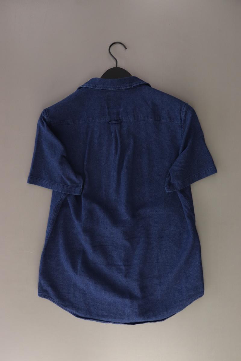 Superdry Kurzarmhemd für Herren Gr. L blau aus Baumwolle