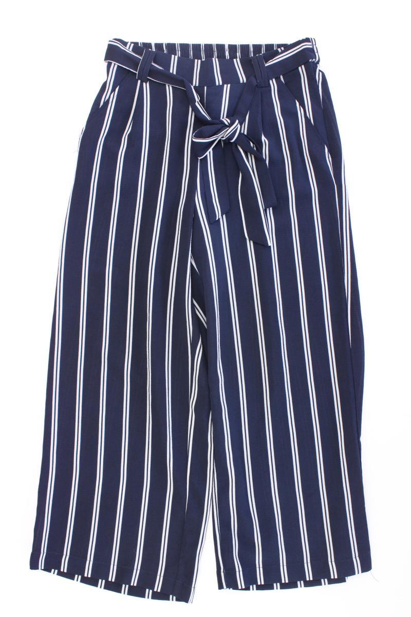Only Hose Gr. 34 gestreift blau aus Polyester