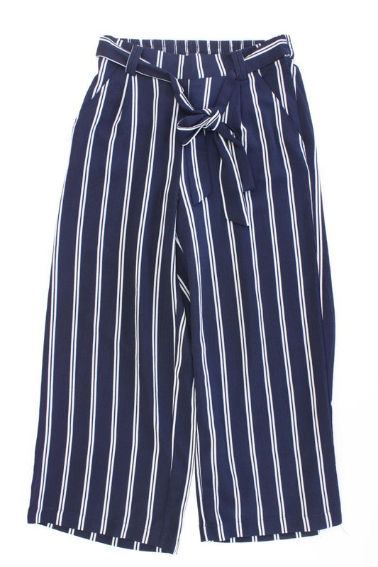 Only Hose Gr. 34 gestreift blau aus Polyester