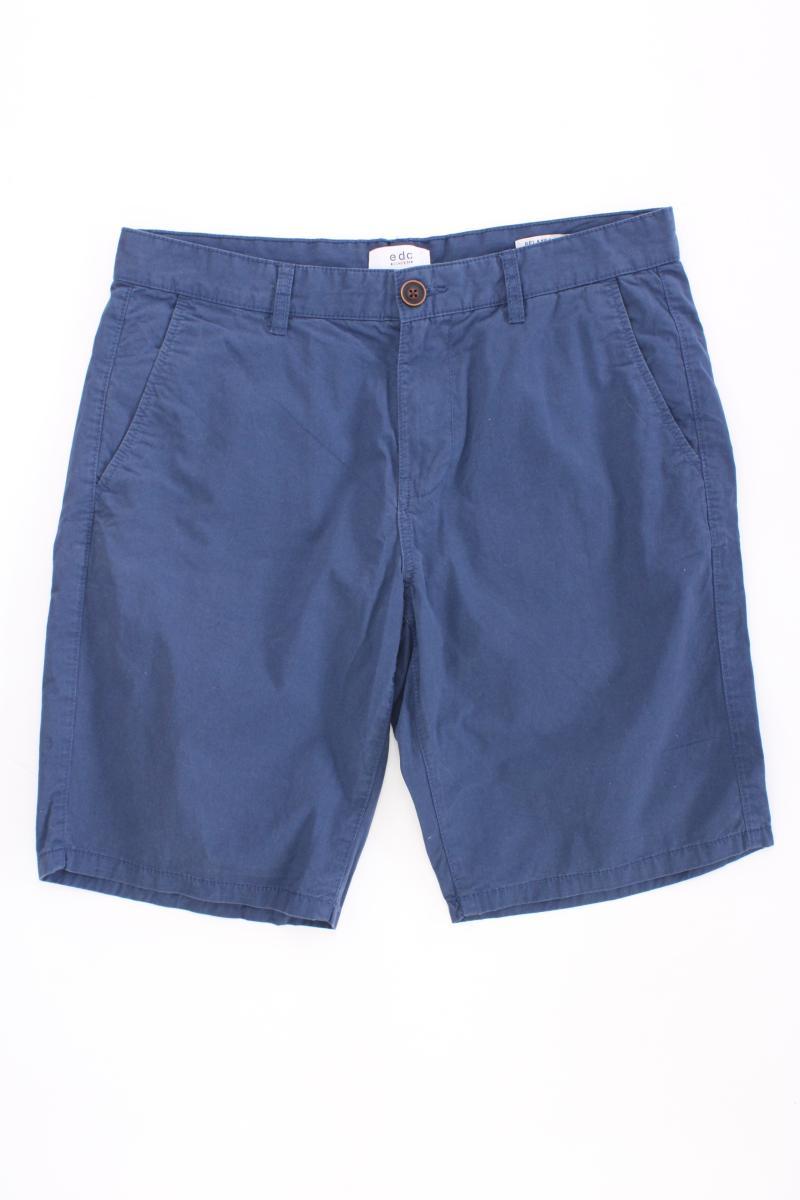 edc by Esprit Chino Shorts für Herren Gr. W32 blau aus Baumwolle