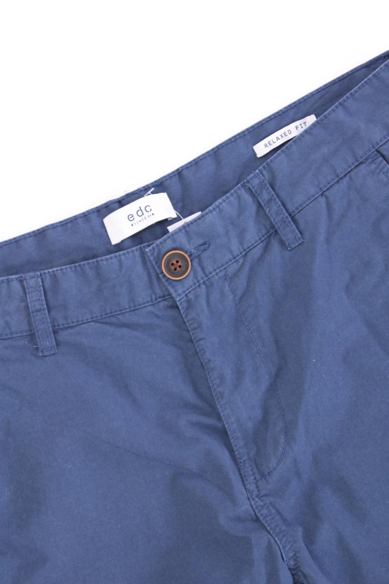 edc by Esprit Chino Shorts für Herren Gr. W32 blau aus Baumwolle