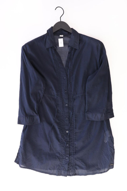 s.Oliver Regular Bluse Gr. 42 3/4 Ärmel blau aus Baumwolle