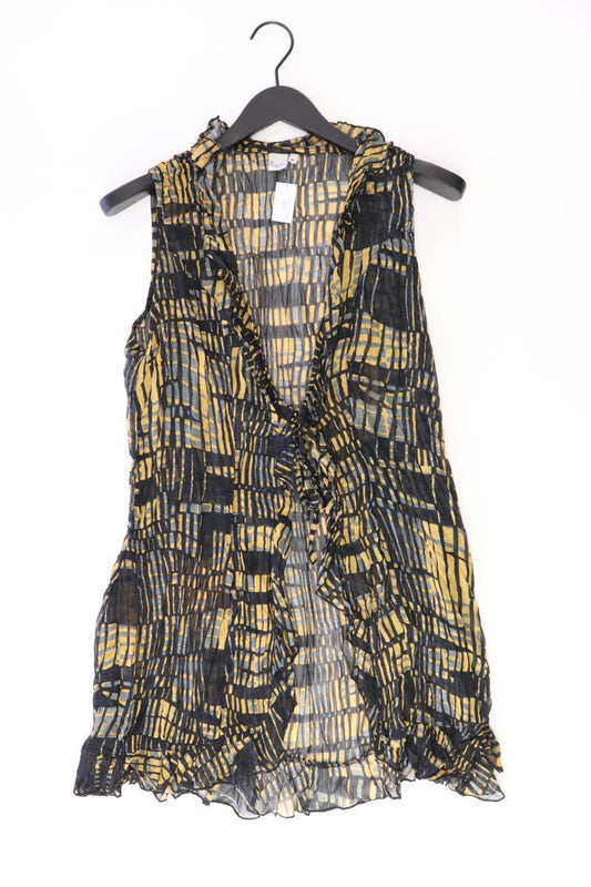 Liberty Chiffonbluse Gr. M Ärmellos gelb