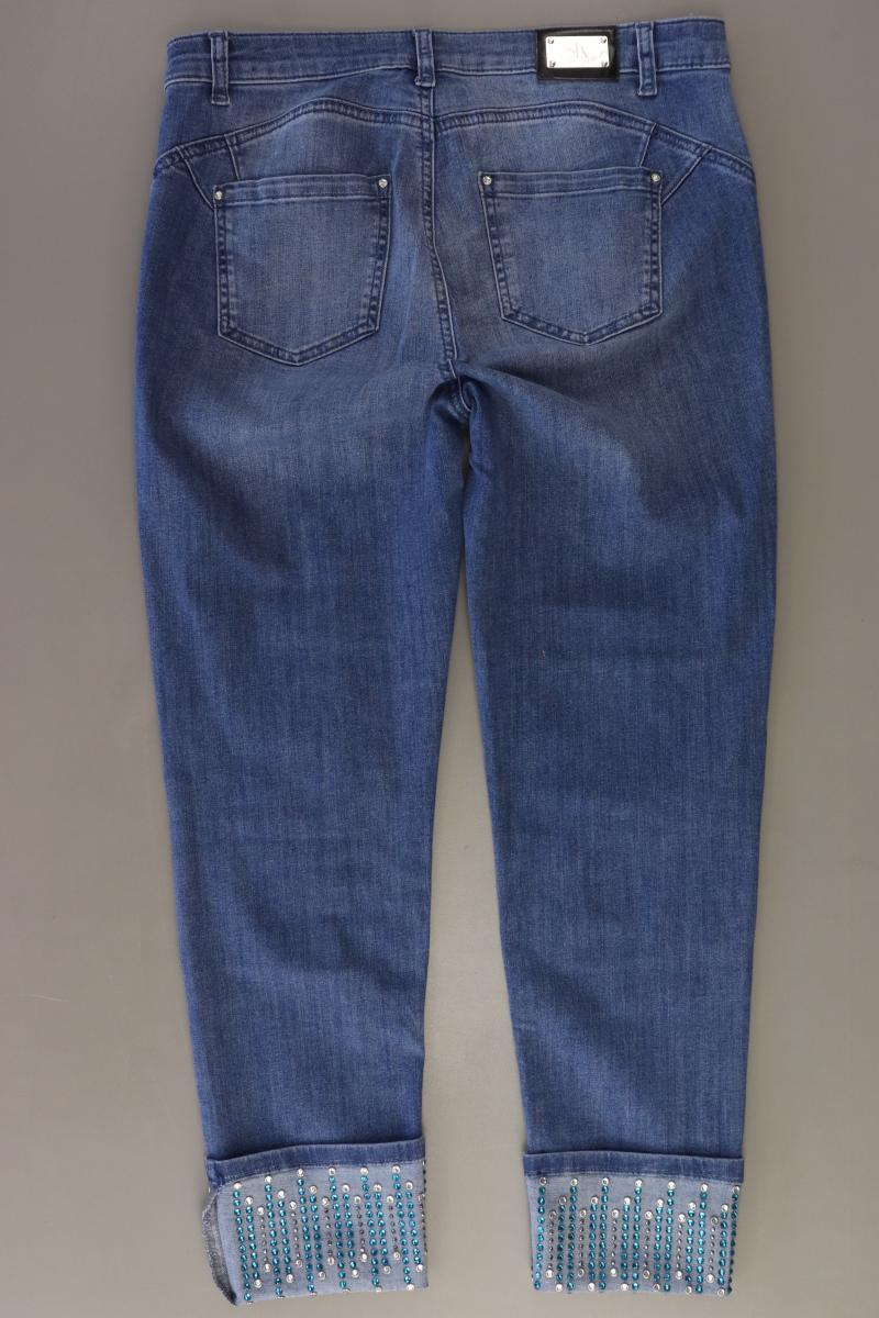 Sarah Kern Straight Jeans Gr. Kurzgröße 20 blau aus Baumwolle